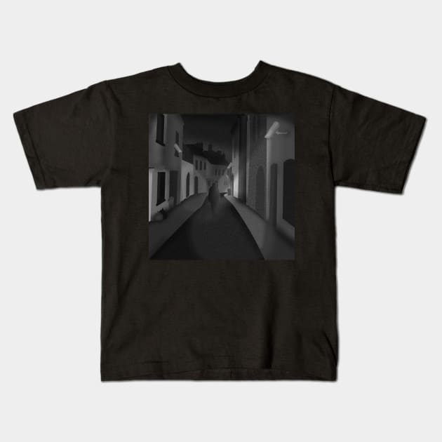 The Angels Walk Among Us Kids T-Shirt by THER0CH